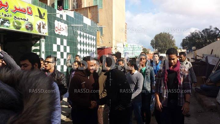مسيرة بمرسى مطروح رفضا لحكم العسكر ولدستور الانقلاب
