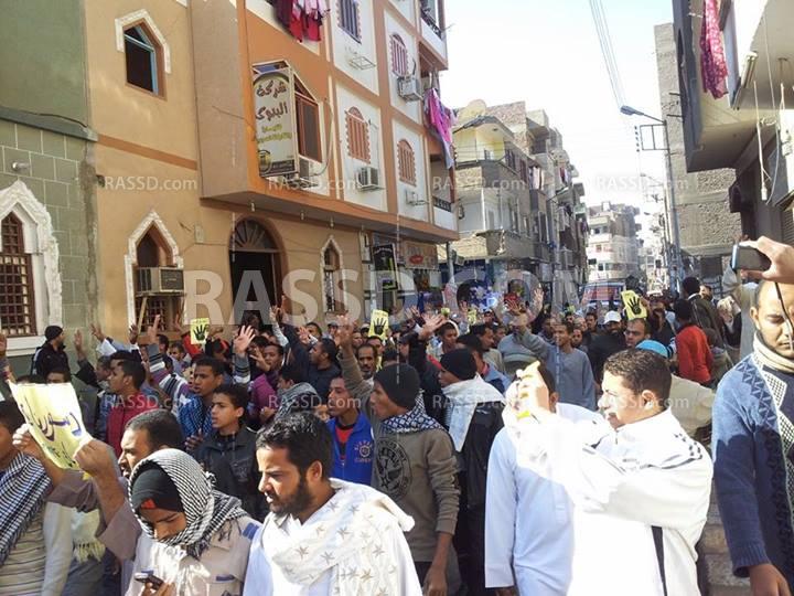 التحالف الوطنى بقنا ينظم مسيرة رفضا للانقلاب العسكرى