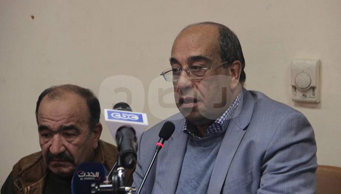 بالصور.. بعد اتهامه بالفساد “أبوعيطة” يدافع عن نفسه في مؤتمر صحفي