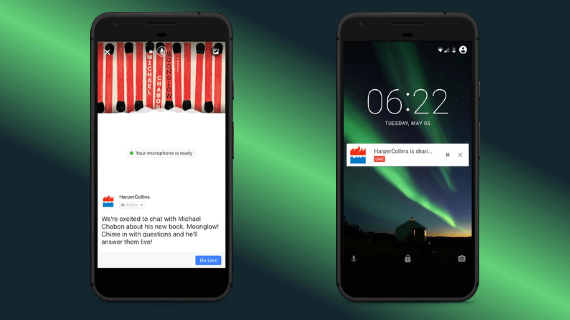 بعد ميزة البث المباشر للفيديو.. فيس بوك يتيح بث المحتوى الصوتي فقط