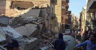 مصرع أمين شرطة تصادف مروره أثناء انهيار عقار بأسيوط