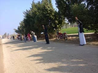 سلاسل بشرية بالفيوم ضد الانقلاب العسكري