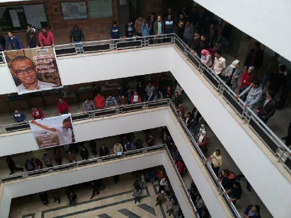 أكاديمية العلوم تفصل طالب وتحقق مع 6 لكتابة عبارات ضد العسكر