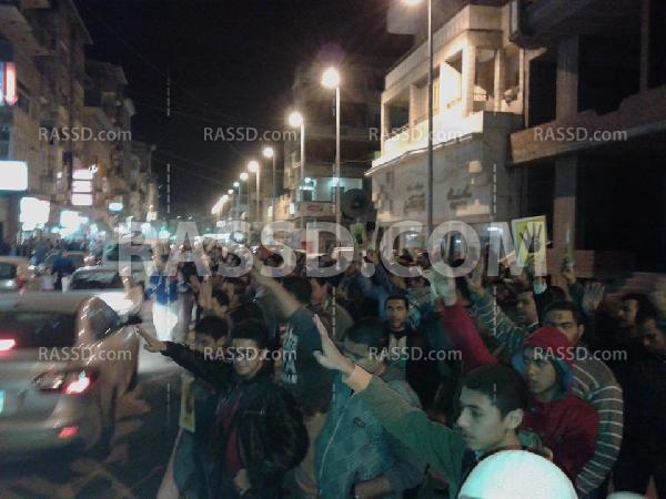 وقفة لتحالف دعم الشرعية بدمياط