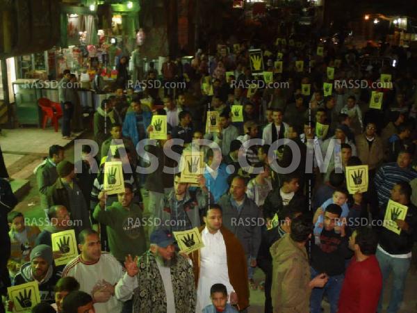 ثوار البدرشين يهتفون ضد “دستور العسكر”