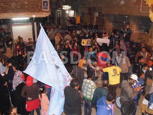 أهالي الطالبية يهتفون ضد “وثيقة الدستور”