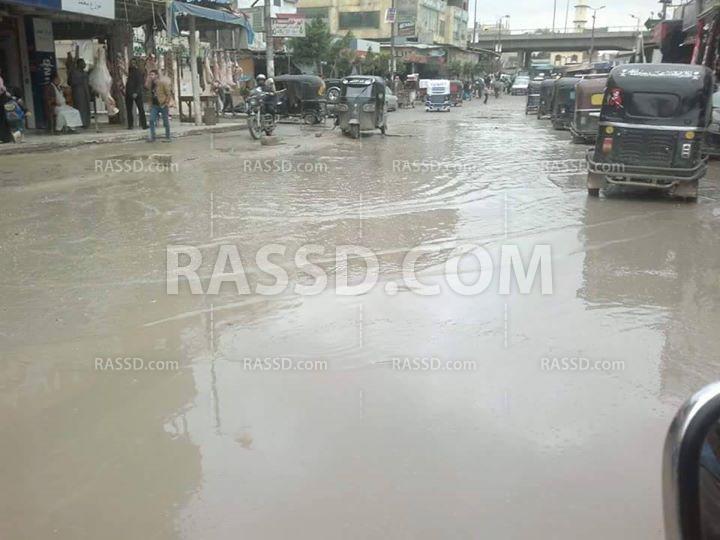 أهالي العامرية يشتكون من غمر مياة الصرف للشوارع