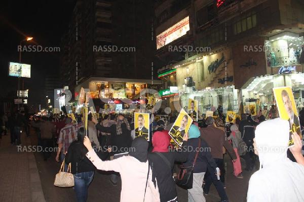 مسيرات ليلية بمحافظات مصر عشية جمعة “مكملين..الله مولانا”