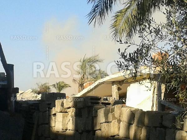 ذعر لأهالي رفح عقب تفجير “فيلا” بزعم وجود نفق بالقرب منها