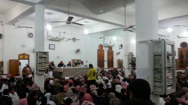 فيديو..أهالي الضبعة يهتفون ضد برهامي بمؤتمر للترويج للإنقلاب