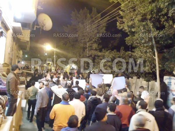 مسيرة لرفض الانقلاب بالقليوبية