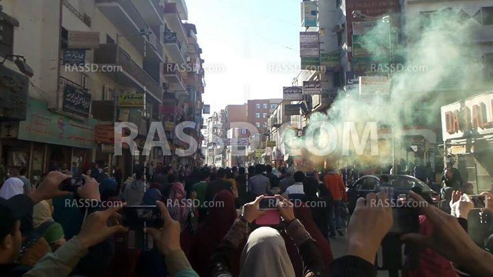 مسيرة لمعارضي الانقلاب بأسيوط