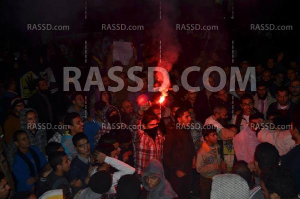 وقفة لأولتراس ربعاوي ببورسعيد للتنديد بالانقلاب