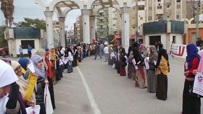 فعاليات جديدة لطلاب ضد الانقلاب بجامعة الفيوم