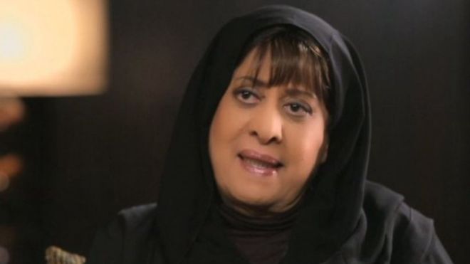 الناشطة السعودية عائشة المانع