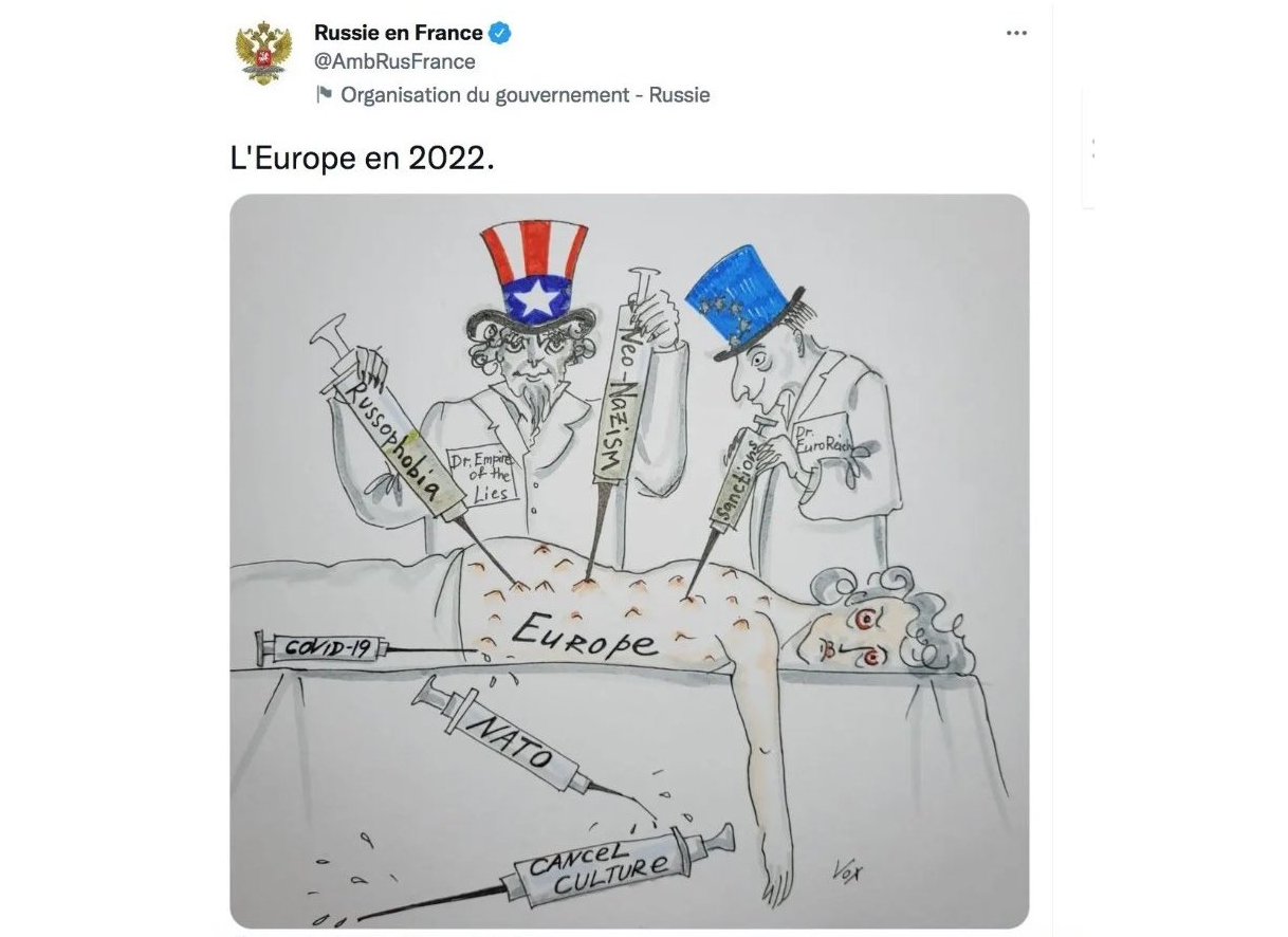 Карикатуры посольства во Франции. Карикатура посольства России во Франции. Карикатура на Францию. Карикатура на Европу от российского посольства.