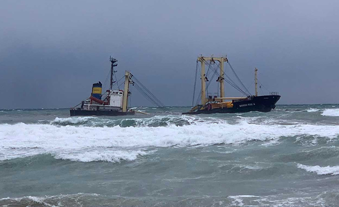 السفينة المصرية الغارقة